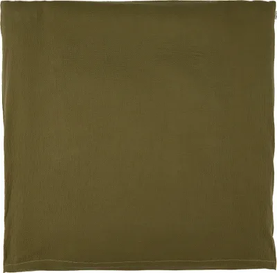 Produktbild von KraftKids Bezug für Wickeltischauflage Doppelkrepp Grün Herbstgrün 70 cm breit x 75 cm tief