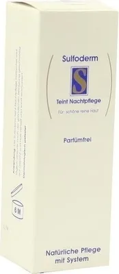 Produktbild von Sulfoderm S Teint Nachtpflege parfümfrei 40 ml