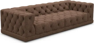 Produktbild von Strukturstoff 4-Sitzer Couch Meliva Braun