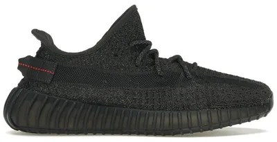 Image de Adidas Yeezy Boost 350 V2 Static Black (réflectives) - Pointure EU 41 1/3