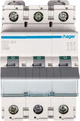 Produktbild von Leistungsschalter 3P D 63A 10kA AC NDN363
