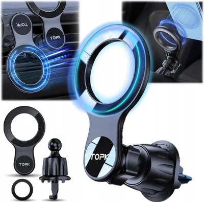 Image de Support puissant pour aimant néodyme, support pour téléphone portable dans la voiture TOPK
