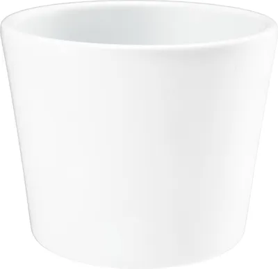 Produktbild von Leni Vasa Blumentopf Keramik Übertopf rund konisch Ø 7cm Weiß matt Hydrokultur Pflanztopf für Zimmerpflanzen Outdoor Indoor