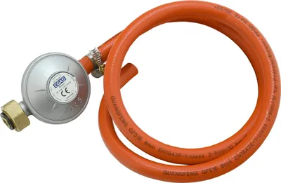 Produktbild von CATTARA Gasdruckregler 30mbar EN16129 - Set 0,9m Schlauch