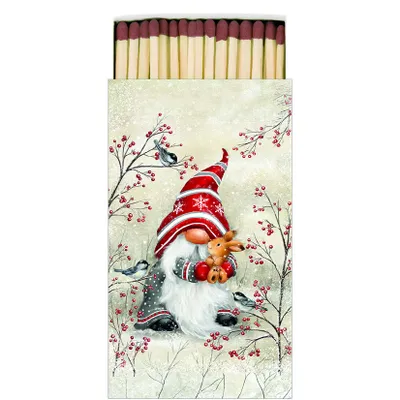 Produktbild von Kaminhölzer 45er Box Dwarf Hug - Niedlicher Zwerg mit Hase 11x6,3cm