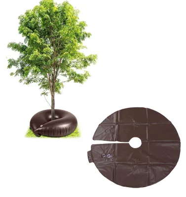 Baumbewässerungsring 10 Gallonen, Tropfbewässerung, PVC, Kaffee