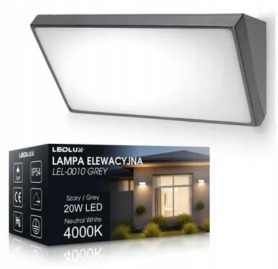 Produktbild von LEDLUX LEL-0010 LED Wandleuchte 20W Neutralweiß Außen