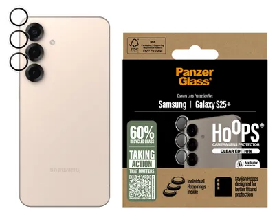 Image de PanzerGlass ® Hoops® Protecteur d'objectif de caméra transparent Samsung Galaxy S25+
