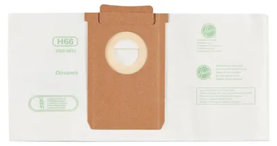 Produktbild von Hoover H66 DIN Universal Papier Staubsaugerbeutel Weiß 4 Stk