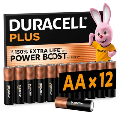 Produktbild von Duracell Plus New AA BPH12 (MN1500/LR6)