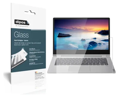 Produktbild von 2x Schutzfolie für Lenovo IdeaPad C340-14 - Anti-Shock 9H Folie dipos Glass Kunststoffglas