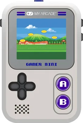 Produktbild von dreamGear My Arcade Gamer Mini Classic Gray & Purple