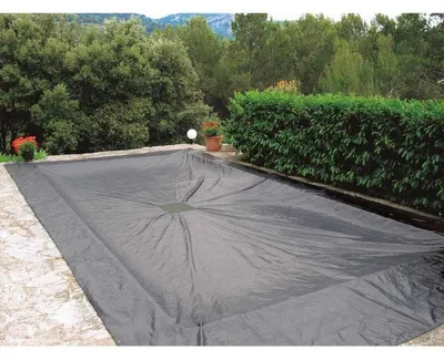 Obrázek produktu pro Plachta na zakrytí bazénu, 140 g/m², pro obdélníkové bazény o rozměrech 4 x 7 metrů