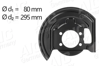 Produktbild von AIC Spritzblech Bremsscheibe für NISSAN Qashqai / Qashqai +2 I (J10, NJ10) Vorne Rechts 58192 Ankerblech