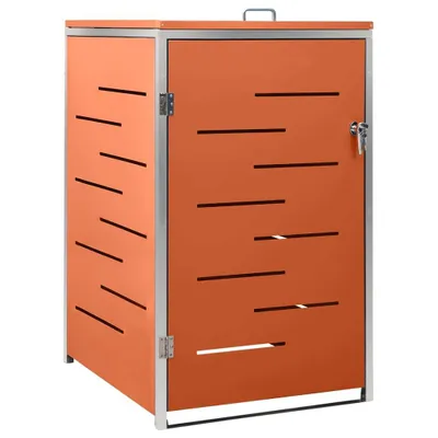 Produktbild von vidaXL Mülltonnenbox für 1 Tonne 69x77,5x112,5 cm Edelstahl