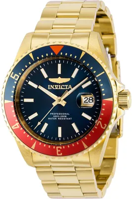 Obrázok produktu pre Invicta Pro Diver 36792 - Pánske Náramkové Hondiky - Automatické - Nerezová oceľ s modrým ciferníkom - 44mm