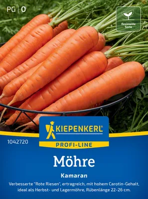 Produktbild von Kiepenkerl Möhrensamen Kamaran F1 Daucus carota 6-7 lfd. Meter