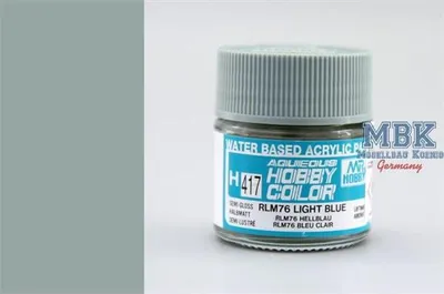 Produktbild von Mr Hobby - Gunze H-417 - Aqueous Hobby Colors (10 ml) RLM76 Light Blue - Neu