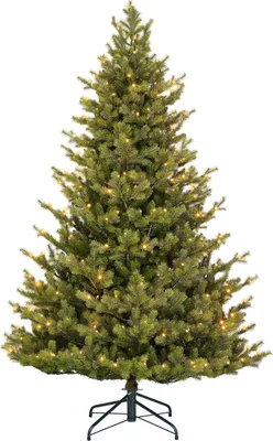 Obrázek produktu pro Black Box Trees Clive Umělý vánoční stromek s LED světly - H215 x Ø142 cm - zelený