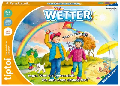 Immagine prodotto di tiptoi Spiel 00118: Il gioco educativo "Il mio tempo", adatto a bambini dai 3 anni in su, per 1-4 giocatori