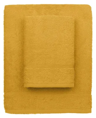 Immagine prodotto di Set di 2 asciugamani da bagno in cotone 100%, colore viola