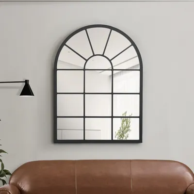 Produktbild von Wandspiegel ’Villalago’ 80 x 60 cm Schwarz, matt