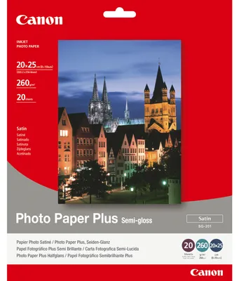 Image de Canon SG-201 - 20x25cm Papier Photo Plus, 20 feuilles, 203.2 x 254 mm