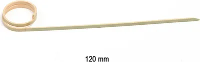Produktbild von Picker aus Bambus, Curl, 120 mm, 100 Stück