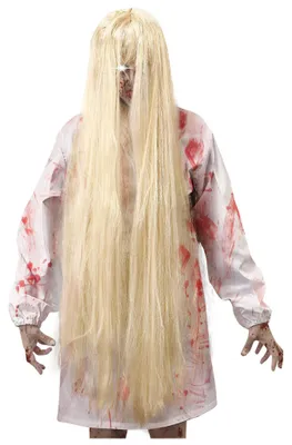 Produktbild von Horror Zombie Perücke blond