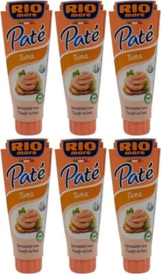 Produktbild von 6x Rio Mare Pate patè Tonno Thunfischcreme 100g Brotaufstrich Streichfähiges
