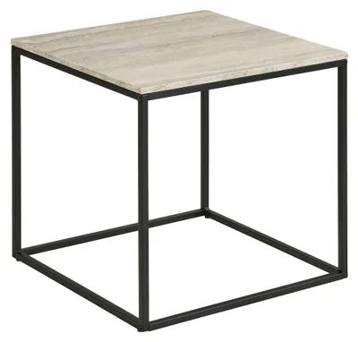 Produktbild von Beistelltisch >Vita< in Travertin, Melaminfolie - 45x45x45cm (BxHxT)