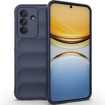 Produktbild von Handyhülle für Samsung Galaxy A37 Weich TPU Silikon Stossfest Anti-rutsch Hülle Dunkelblau