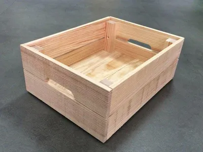 Image de Caisse en pin brut CREABOX 40 x 30 x 15 cm
