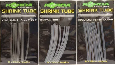 Produktbild von Korda Shrink Tube clear Schrumpfschlauch Karpfen Rigs, Durchmesser:1.00mm