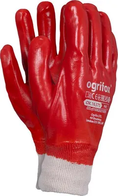 Immagine prodotto di Guanti da lavoro in PVC gommato OX-PVC 1 paio
