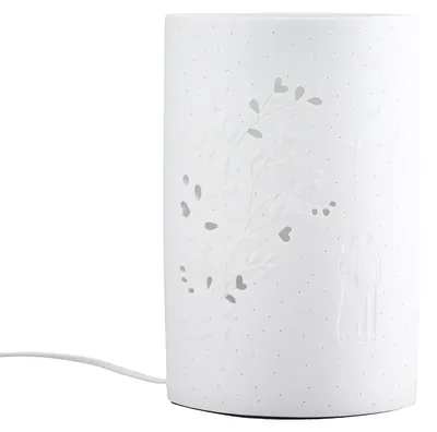 Produktbild von MOMENTS Tischleuchte - weiß - Porzellan - Höhe 28cm x Breite 18cm