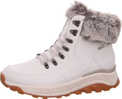 Produktbild von Rieker Schnür-,Zug-u.Schnallenstiefel in weiss/weiss kombi, Gr. 36