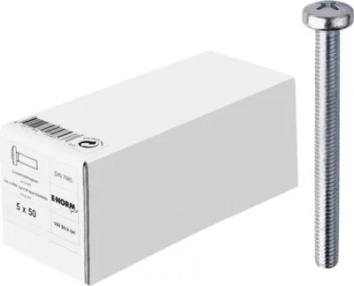Obrázok produktu pre DIN 7985 4.8 galZn -H M6x70 KP E-NORMpro