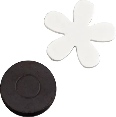 Produktbild von Import Tischklammern mit Magnet, schwarz/weiß, 4 Stück; 381073