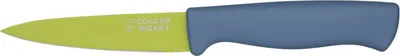 Produktbild von Colourworks Edgekeeper-Messer mit Messerschärfhülse, Edelstahl, grün, 9,5 cm
