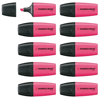 Produktbild von STABILO Textmarker -  BOSS MINI - 10er Pack - pink