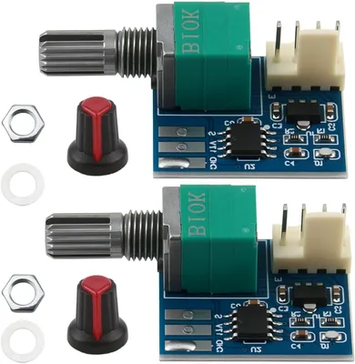 Productafbeelding van Ventilator Snelheid Regelaar - PWM Controller - PC Koeling Optimaliseren - Hoge PWM Frequentie - 12V DC - Zwart