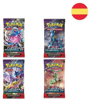 Obrázek produktu pro Španělská sběratelská karetní hra Pokémon Temporal Forces
