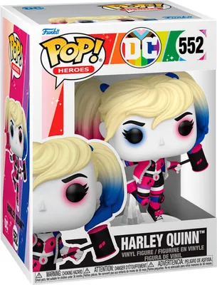 Image de Funko Pop ! Heroes : Pride - Harley Quinn Q - DC Comics - Figurine de collection en vinyle - Idée de cadeau - Produits dérivés officiels - Jouets pour enfants et adultes - Comic Fans