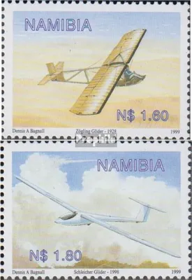 Produktbild von Briefmarken Namibia - Südwestafrika 1999 Mi 983-984 (kompl.Ausg.) postfrisch Segelfliegerei