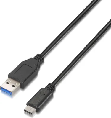Obrázek produktu pro AISENS A107-0060, 1 m, USB A, USB C, USB 3.2 Gen 2 (3.1 Gen 2), 3 Gbit/s, Černá