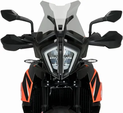 Obrázek produktu pro PUIG sportovní clona kouřová čirá 366x348mm ABE schváleno pro Ktm