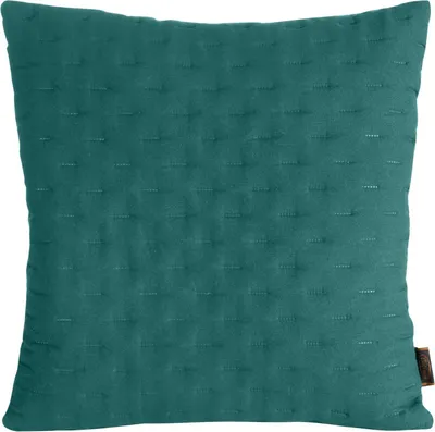 Produktbild von Dekorativer Kissenbezug Sofakissen LIBI 2 dunkeltürkis 45x45 dunkeltürkis
