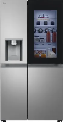 Produktbild von LG Side-by-Side 628 L InstaView® Eis-, Crushed Ice- und Wasserspender GSXE81PYBD
