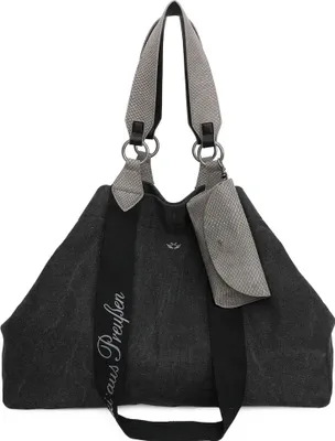Image de Fritzi aus Preußen sac à épaule sac à main Canvas Izzy Bag Black noir